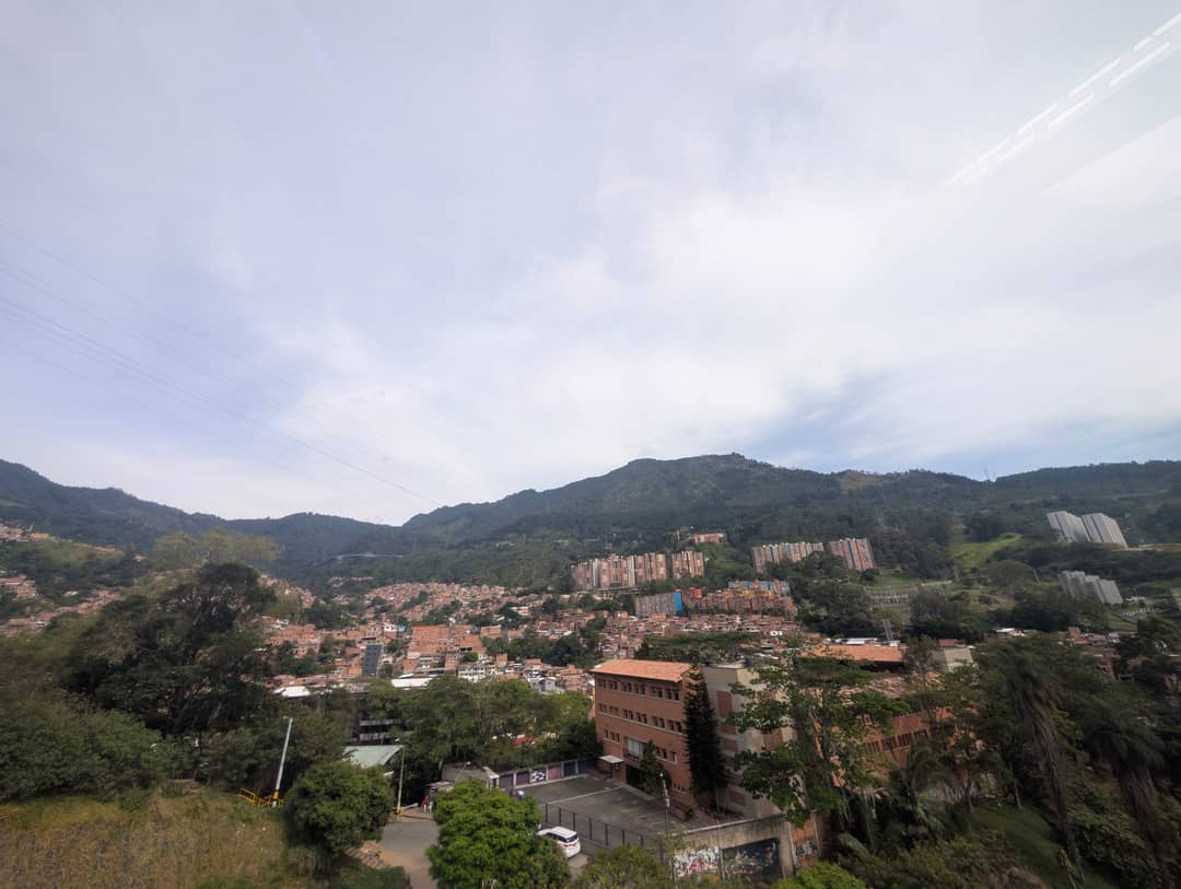 The ridge above the neighbourhood. Nobody builds higher.