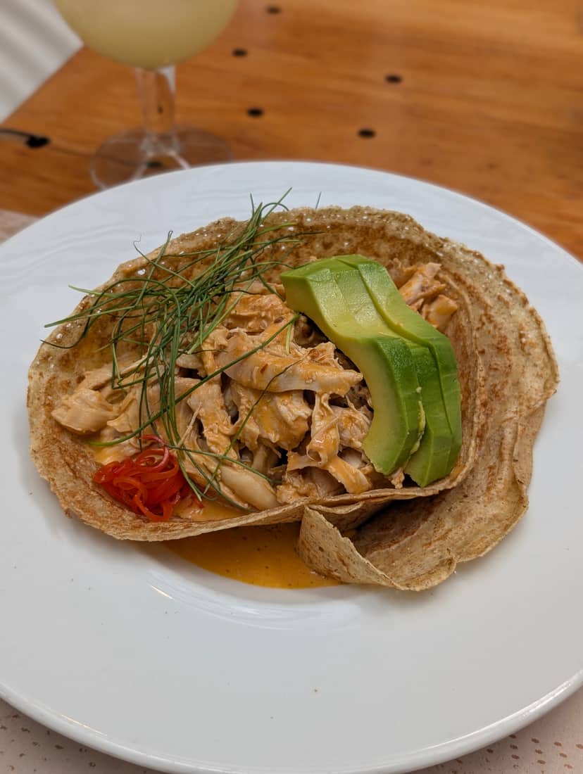 Crepe de Pollo al Mexicano